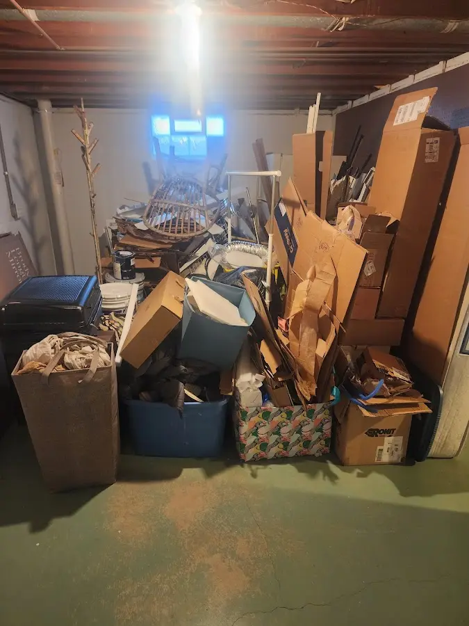 Roll-off dumpster container at job site for Concrete Dumpster Rental in Mississippi State